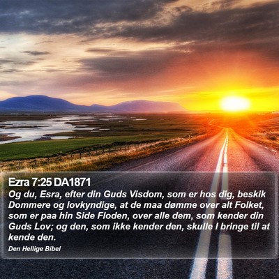 Ezra 7:25 DA1871 Bible Verse Image