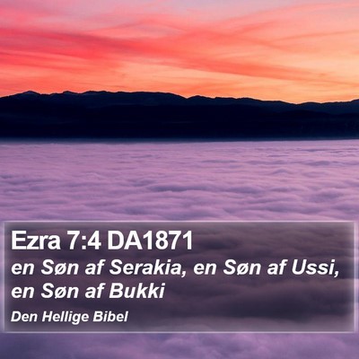 Ezra 7:4 DA1871 Bible Verse Image