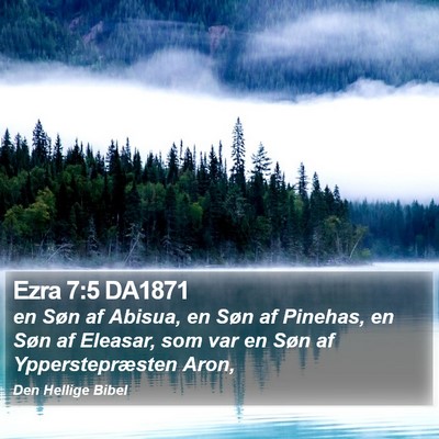 Ezra 7:5 DA1871 Bible Verse Image