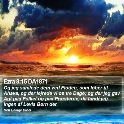 Ezra 8:15 DA1871 Bible Verse Image