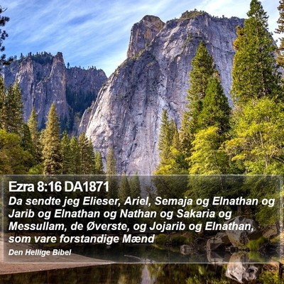 Ezra 8:16 DA1871 Bible Verse Image