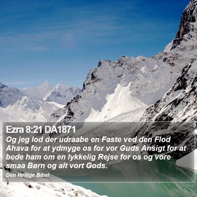 Ezra 8:21 DA1871 Bible Verse Image