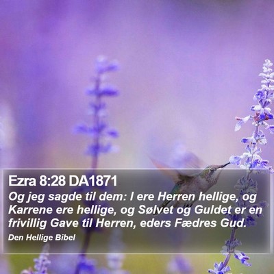 Ezra 8:28 DA1871 Bible Verse Image