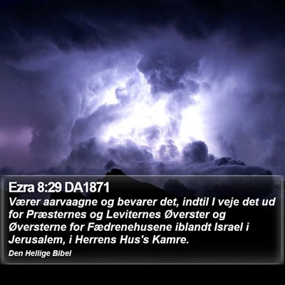 Ezra 8:29 DA1871 Bible Verse Image