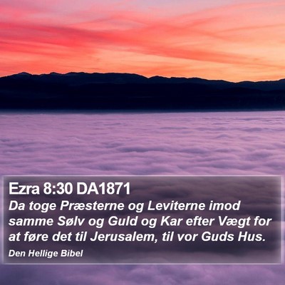 Ezra 8:30 DA1871 Bible Verse Image