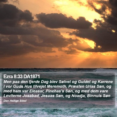 Ezra 8:33 DA1871 Bible Verse Image