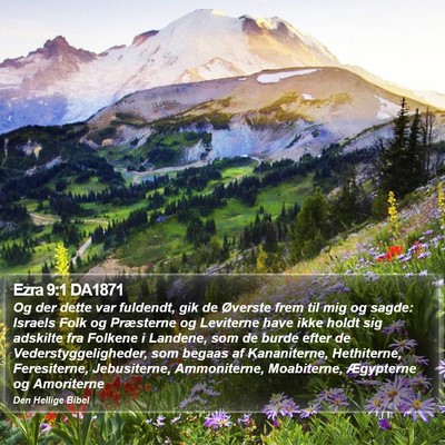 Ezra 9:1 DA1871 Bible Verse Image