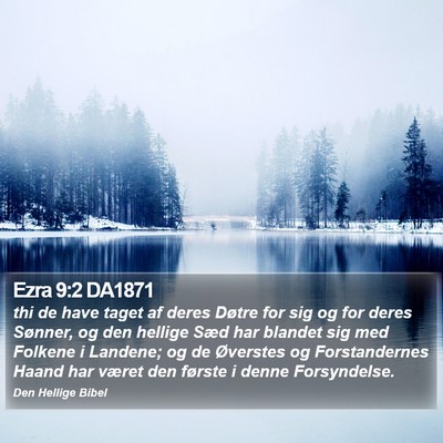 Ezra 9:2 DA1871 Bible Verse Image