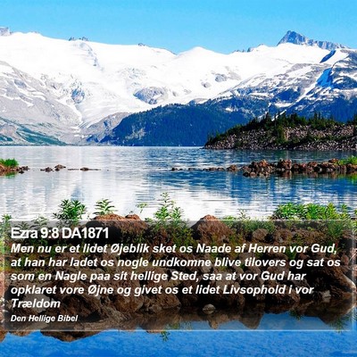 Ezra 9:8 DA1871 Bible Verse Image