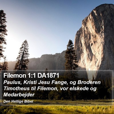 Filemon 1:1 DA1871 Bible Verse Image