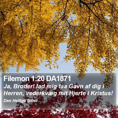 Filemon 1:20 DA1871 Bible Verse Image