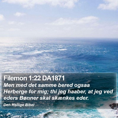 Filemon 1:22 DA1871 Bible Verse Image