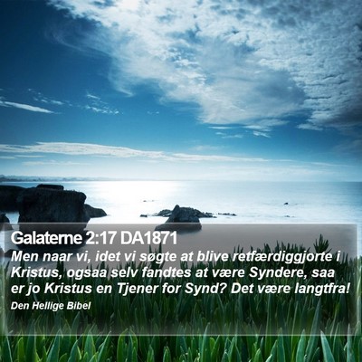 Galaterne 2:17 DA1871 Bible Verse Image