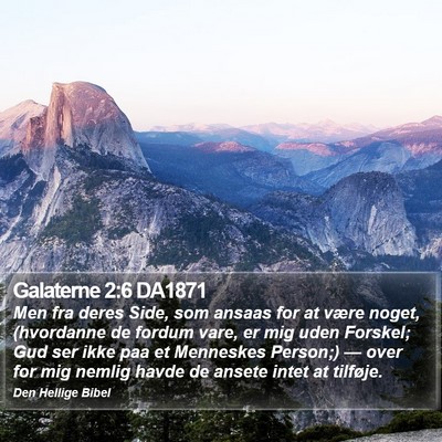 Galaterne 2:6 DA1871 Bible Verse Image