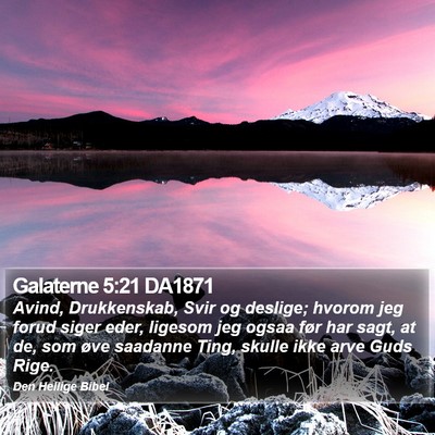 Galaterne 5:21 DA1871 Bible Verse Image