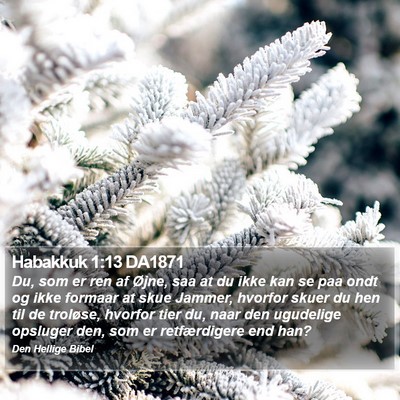 Habakkuk 1:13 DA1871 Bible Verse Image