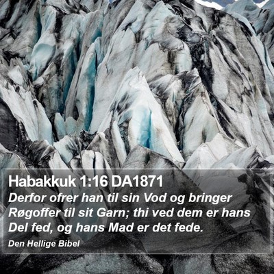 Habakkuk 1:16 DA1871 Bible Verse Image