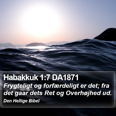 Habakkuk 1:7 DA1871 Bible Verse Image