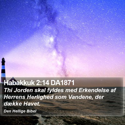 Habakkuk 2:14 DA1871 Bible Verse Image