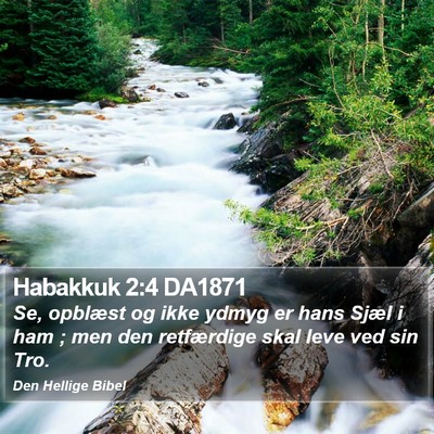 Habakkuk 2:4 DA1871 Bible Verse Image