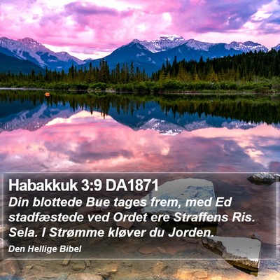 Habakkuk 3:9 DA1871 Bible Verse Image