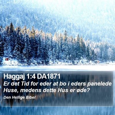 Haggaj 1:4 DA1871 Bible Verse Image