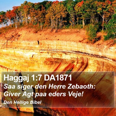 Haggaj 1:7 DA1871 Bible Verse Image