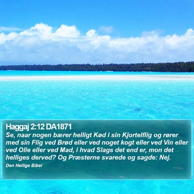 Haggaj 2:12 DA1871 Bible Verse Image