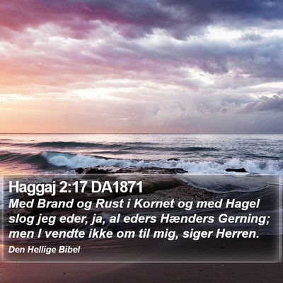 Haggaj 2:17 DA1871 Bible Verse Image