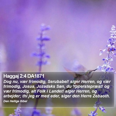 Haggaj 2:4 DA1871 Bible Verse Image