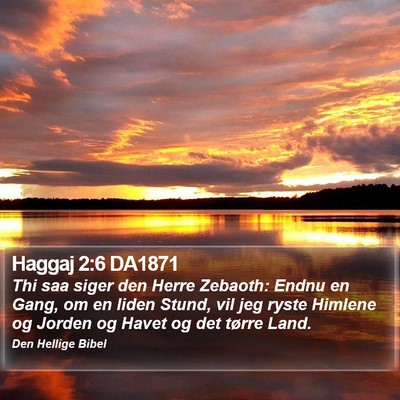 Haggaj 2:6 DA1871 Bible Verse Image