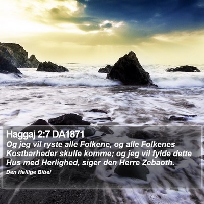 Haggaj 2:7 DA1871 Bible Verse Image