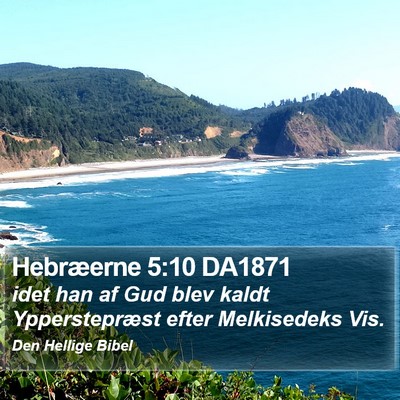 Hebræerne 5:10 DA1871 Bible Verse Image