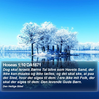 Hoseas 1:10 DA1871 Bible Verse Image