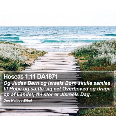 Hoseas 1:11 DA1871 Bible Verse Image