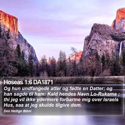 Hoseas 1:6 DA1871 Bible Verse Image