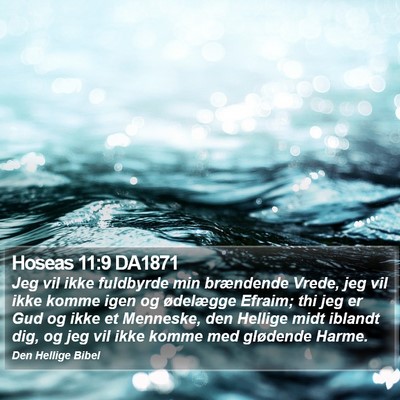 Hoseas 11:9 DA1871 Bible Verse Image