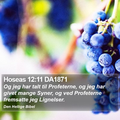 Hoseas 12:11 DA1871 Bible Verse Image