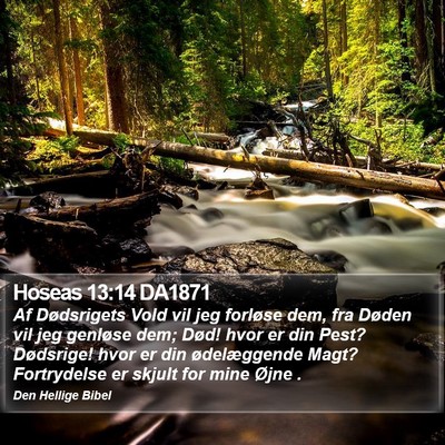 Hoseas 13:14 DA1871 Bible Verse Image