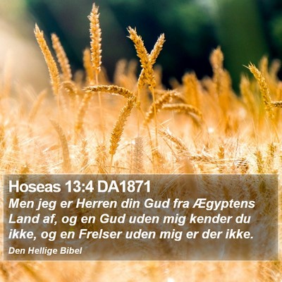 Hoseas 13:4 DA1871 Bible Verse Image