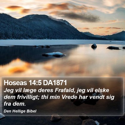 Hoseas 14:5 DA1871 Bible Verse Image