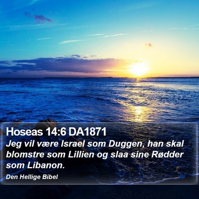 Hoseas 14:6 DA1871 Bible Verse Image