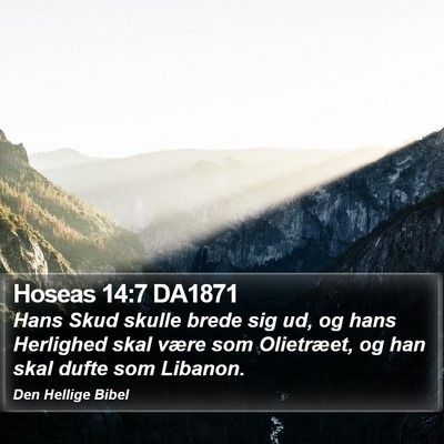 Hoseas 14:7 DA1871 Bible Verse Image