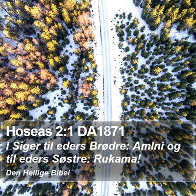 Hoseas 2:1 DA1871 Bible Verse Image