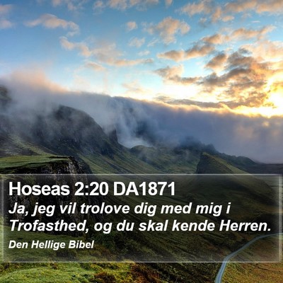Hoseas 2:20 DA1871 Bible Verse Image