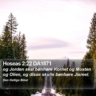 Hoseas 2:22 DA1871 Bible Verse Image