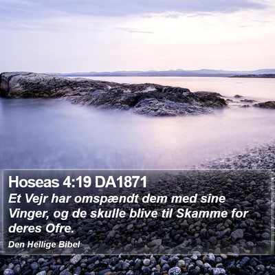 Hoseas 4:19 DA1871 Bible Verse Image