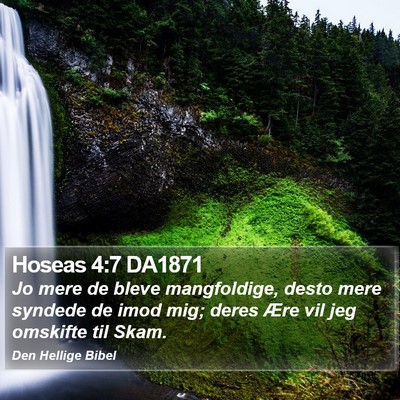 Hoseas 4:7 DA1871 Bible Verse Image