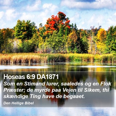Hoseas 6:9 DA1871 Bible Verse Image