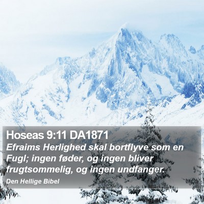 Hoseas 9:11 DA1871 Bible Verse Image